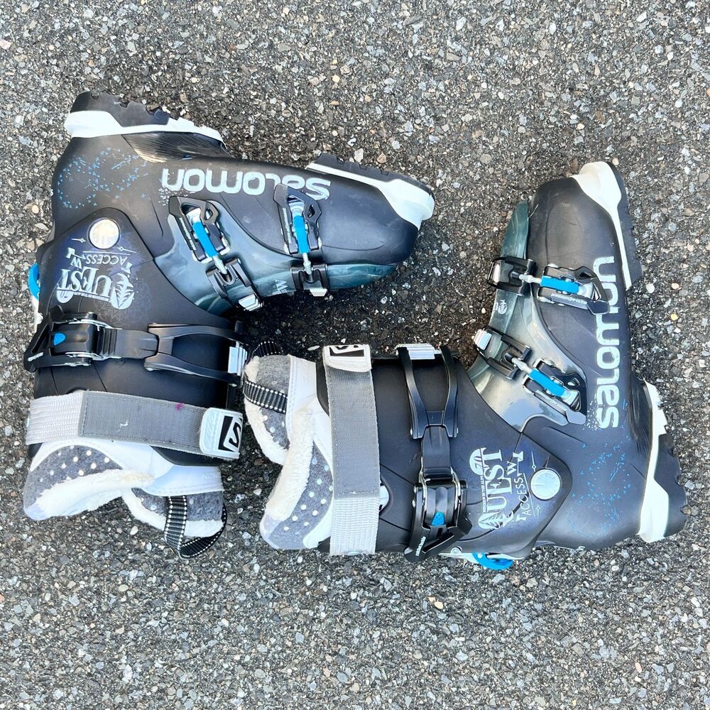 Salomon Quest Access 70 W Womens Ski Boots 26.5 US 9.5 Black Walk Mode - Picture 2 of 16